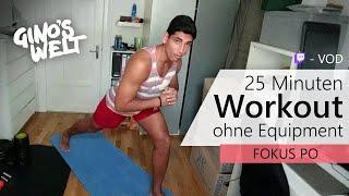 25 Minuten Po Workout zum Mitmachen | Gino Singh Homeworkouts