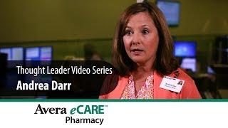 What outpatient support does Avera eCARE™ Pharmacy offer? | Andrea Darr