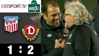 Dynamo jetzt gegen Aue! Kirsten & Scholz grinsen sich in Finale: Zwickau - Dresden | Sachsenpokal