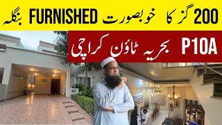 Precinct 10A FURNISHED 200 Sq. Yards Villa At Bahria Town Karachi | Precinct 10A Villa Tour