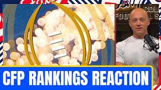 College Football Playoff Rankings - Josh Pate REACTION