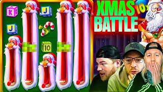 CHRISTMAS SLOT BATTLE SPECIAL!! - Xmas Slots Only! Scotty vs Josh vs Ais!