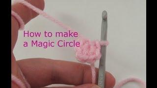 The easy way to crochet a magic circle