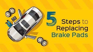 Five(5) steps to replacing brake pads