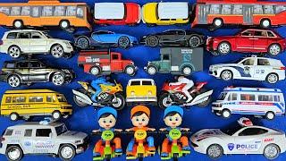 Ultimate Toy Car Collection for Kids! ️ Buses, School Buses, Bikes, Ambulances & More