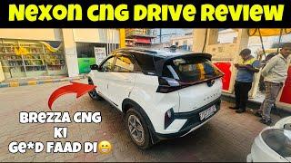 Tata Nexon i-CNG Drive Review - Performance, Mileage, Comfort & Features? Detailed Drive !!