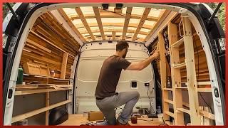 Man Builds Amazing DIY CAMPERVAN | Start to Finish Conversion by @AdventuresHappen