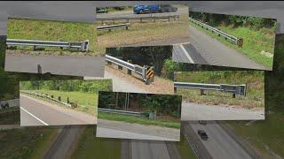 'Frankensteined' guardrail inspection underway | 11Alive investigation