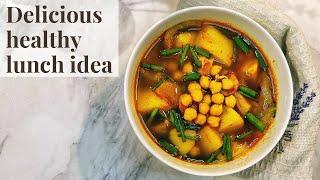 ONE POT EASY DELICIOUS WARMING CHICKPEAS STEW // Fall series