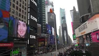 filming Times Square billboards in large volume one by one by Alexander Gurman