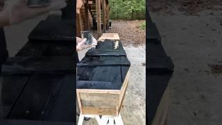 diy Coffin easy Halloween outdoor yard props for beginners #halloween2023 ##halloween2022 #shorts