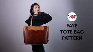 Make Your Faye Tote Bag in One Day (Link to Pattern in Description)!