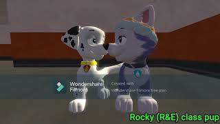 SFM PAW Patrol | Marshall put paw on Everest's back and kiss nose(Evershall moment)