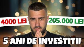 5 Ani De Investitii Pe Bursa ! Portofoliu De 205.000 Lei Pe BVB