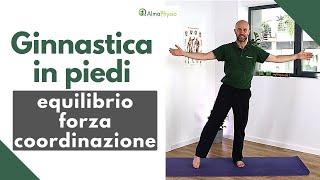 Ginnastica in piedi per NONNI: forza, equilibrio, coordinazione