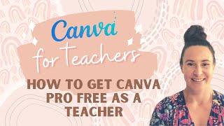 Canva for teachers | How to get Canva Pro for free as a teacher