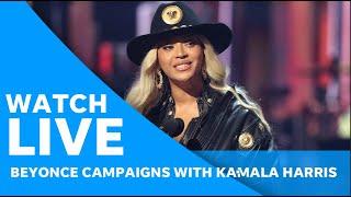 Live: Beyonce speaks at Kamala Harris' Houston rally after Willie Nelson songs, Colin Allred speech