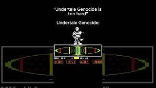 Undertale genocide is easy tbh #undertale #toriel #papyrus #undyne #mettaton #sans #genocideroute