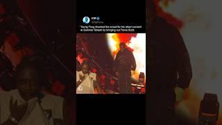 Fans Went Wild When Travis Scott came out at Young Thugs return concert @ Summer Smash!