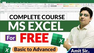 Advanced Excel Full Course 2025 | Advance Excel Free Course Basic to Advance | @Job_Connect