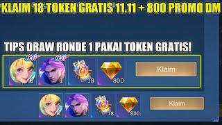 KLAIM 800 PROMO DIAMOND TAMBAHAN & 18 TOKEN EVENT THE NAVIGATOR 11.11 NOLAN! DRAW PAKAI TOKEN MLBB