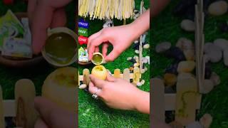 Mini Panipuri frying | Mini cooking #shorts #miniature
