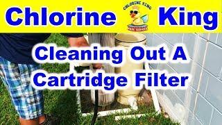 How To Clean A Swimming Pool Cartridge Filter - Chlorine King Pool Service