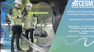 CESMII Smart Manufacturing Platform - Introduction to Workflow Training