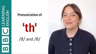 Pronunciation of 'th' - English In A Minute