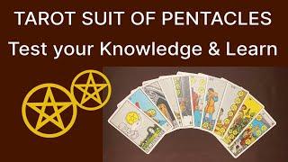 LEARN TAROT SUIT OF PENTACLES – TEST YOUR KNOWLEDGE & LEARN IN 15 MIN!