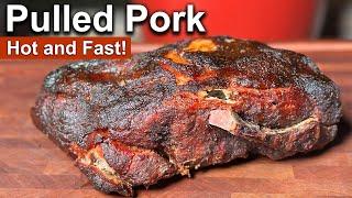 No Time to Waste! Hot and Fast Pulled Pork on a Kamado Joe