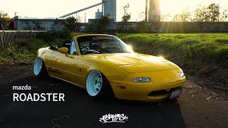 mazda ROADSTER / NA6CE / bagged / 鉄チン