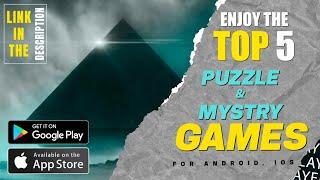 Top 5 "MYSTERY PUZZLE GAMES" to Keep You on the Edge of Your Seat  | 2023 | Android & iOS