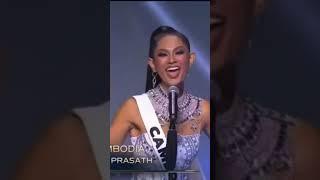 Miss Universe 2024 Cambodia Davin Prasath Top 15 #missuniverse #cambodia #beautypageanttube
