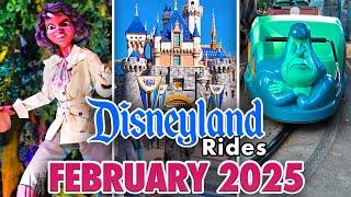 Disneyland Rides - February 2025 POVs [4K 60FPS]