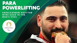 Abdelkareem Khattab Breaks Own World Record And Wins Gold In The Para Powerlifting Men's 97kg 