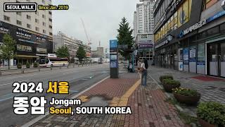 성북구 종암동 골목길 평일 아침 산책 Walk on Jongam-dong in Seoul 【4K】