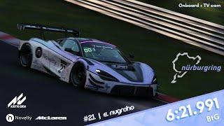 Assetto Corsa | 2023 Mclaren 720s GT3 evo | Nürburgring Touristenfahrten (BtG) @6:21.911