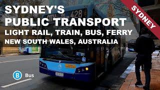 Sydney's Public Transport System - Light Rail, Train, Bus, Ferry