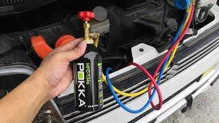 DIY How to TOP OFF your Airconditioning System | Suzuki Every Wagon #da64w #CarzStyleTv