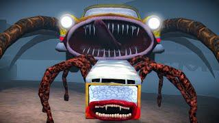 GIANT CAR EATER want to eat BUS EATER | gmod realism