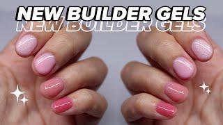 [BUILDER GEL] Glitter planet New build + builder gel nails Swatches