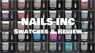 NAILS INC. || Swatches & Review || caramellogram