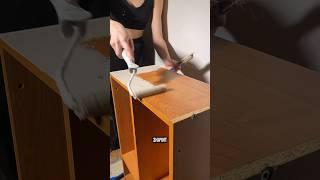 ПЕРЕКРАСКА МЕБЕЛИ. Вторая жизнь тумбе при помощи экспресс-обновления  #переделка #diy #ремонт