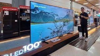 SMART TV100 INCH MURAH, POLYTRON EQLED 100QV5925