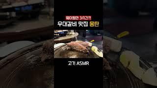 웨이팅만 3시간 기다리는 서울 우대갈비 맛집 ASMR로 톺아보기