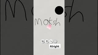 I made a single cat of my name #moksh #mokshbhardwaj #shorts #short #meme #memes #reccomended#foryou