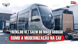 TRENS DOS VLTS DE SALVADOR SAEM DO MATO GROSSO RUMO A MODERNIZAÇÃO, veja