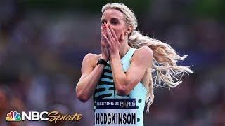 Keely Hodgkinson stuns field, herself, with record breaking 800m in Paris | NBC Sports