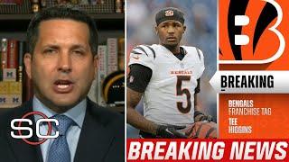 Adam Schefter [BREAKING NEWS] Bengals' WR Tee Higgins franchise-tagged for second straight season